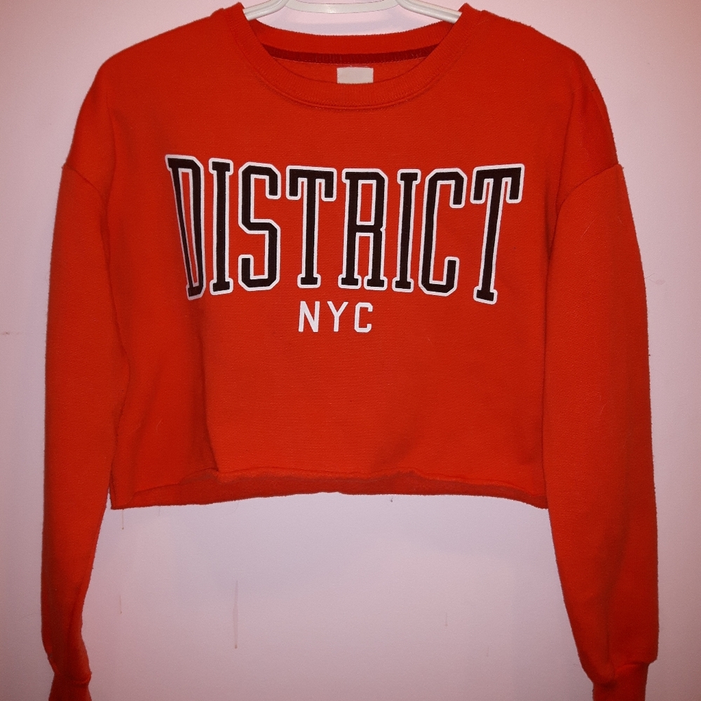 Long sleeved cropped top